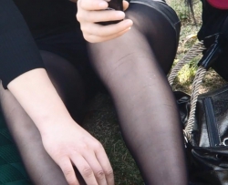 JPLSTX-035 ��԰��ĺ�˿MM��Ь��˿��