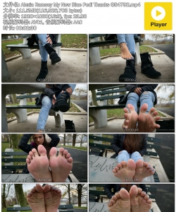 Alexia Ramsey My New Blue Pedi Thanks